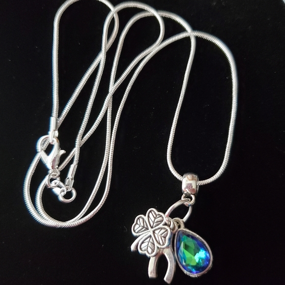 Lucky Charm 22"\ .925 Sterling Silver Necklace - Picture 2 of 5